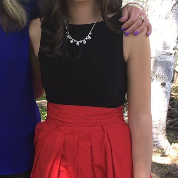 red ralph lauren prom dress - Picture 4 of 5